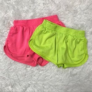 Neon Track Shorts Set of 2